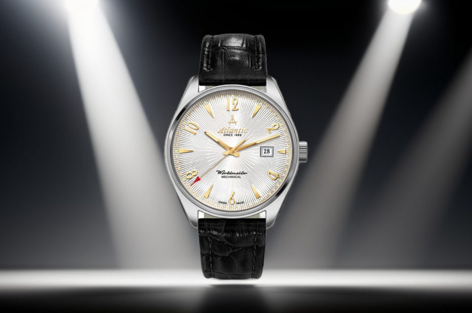 Mechaniczny zegarek męski na rękę Atlantic Worldmaster