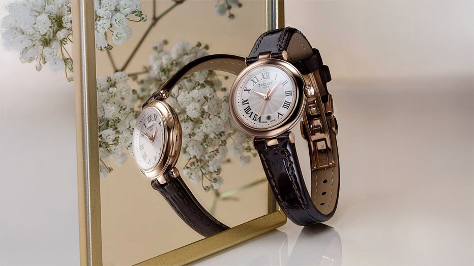Luksusowy zegarek Tissot Bellissima Small Lady z różowozłotą kopertą – wyjątkowy zegarek na Dzień Babci