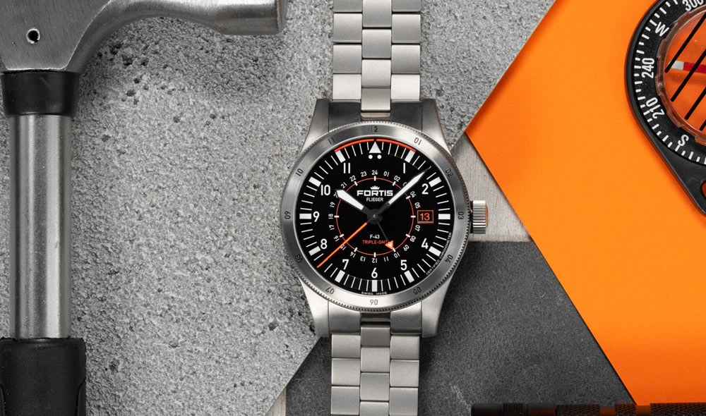 Fortis Flieger Triple-GMT
