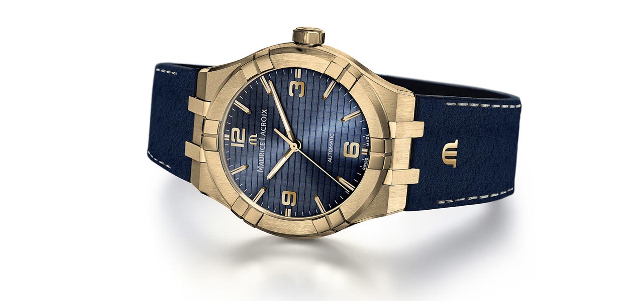 MAURICE LACROIX AIKON AUTOMATIC BRONZE AI6008-BRZ01-420-1 LIMITED EDITION Zegarek męski