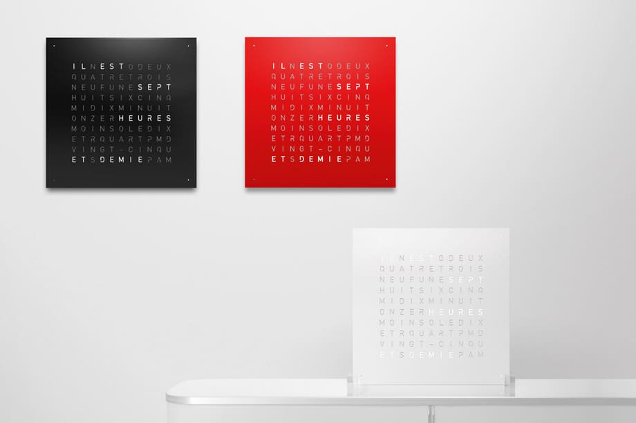 QLOCKTWO design