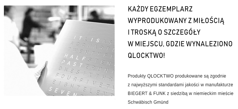 Qlocktwo manufaktura