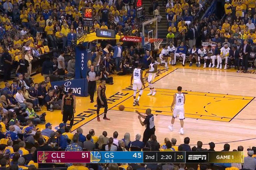 Tissot NBA Warriors i Cleveland Cavaliers