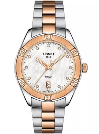 Tissot PR 100 Sport Chic Lady T101.910.22.116.00 zegarek damski