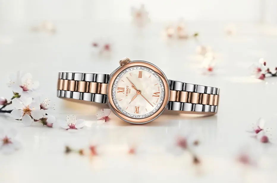 Tissot Desir T152.010.22.118.00 – elegancki zegarek damski z masą perłową, idealny jako prezent dla mamy