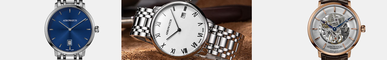 Aerowatch Heritage Slim męskie zegarki