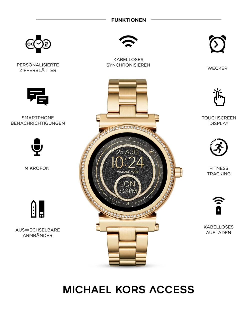 smartwatch michael kors mkt5021