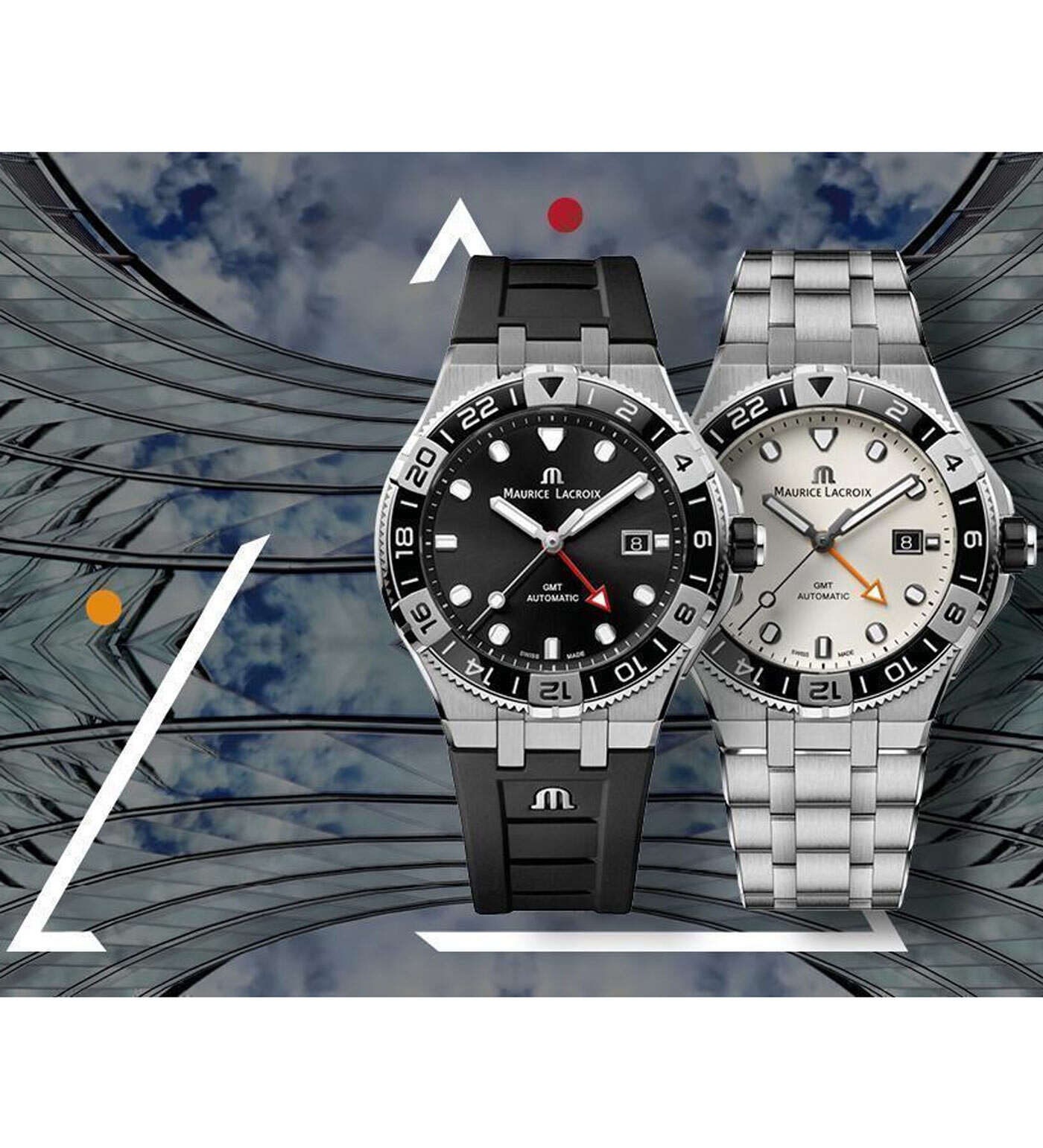 Zegarek męski Maurice Lacroix Aikon Chronograph AI1018-PVB21-330