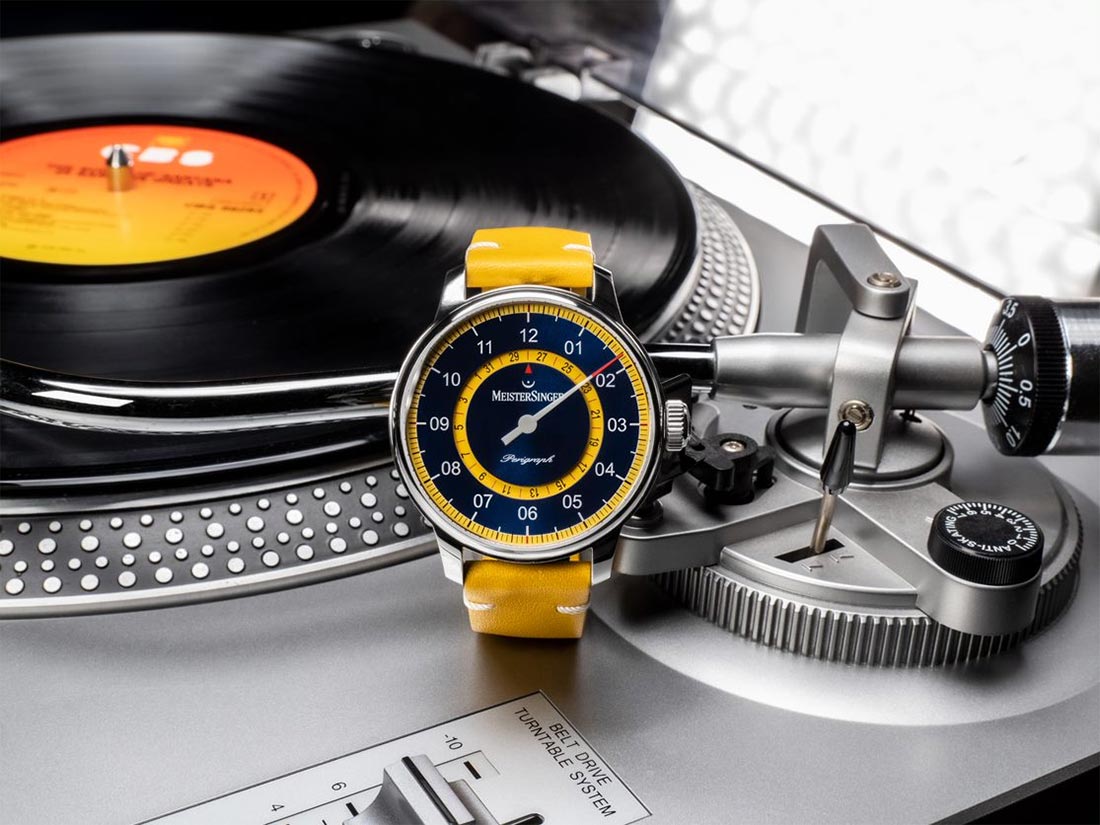 MeisterSinger Perigraph Mellow Yellow S-AM1025 Limited Edition