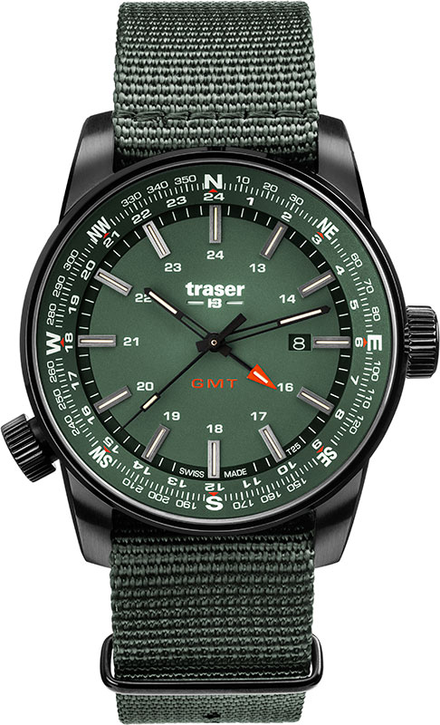 Traser P68 Pathfinder GMT Green 109035 kup zegarek na Dolinski.pl ✓