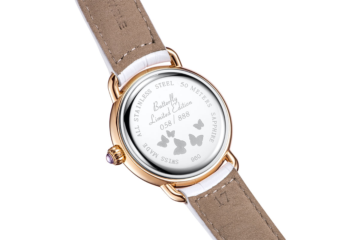 Aerowatch 1942 Butterfly Limited Edition A 44960 RO05 zegarek damski