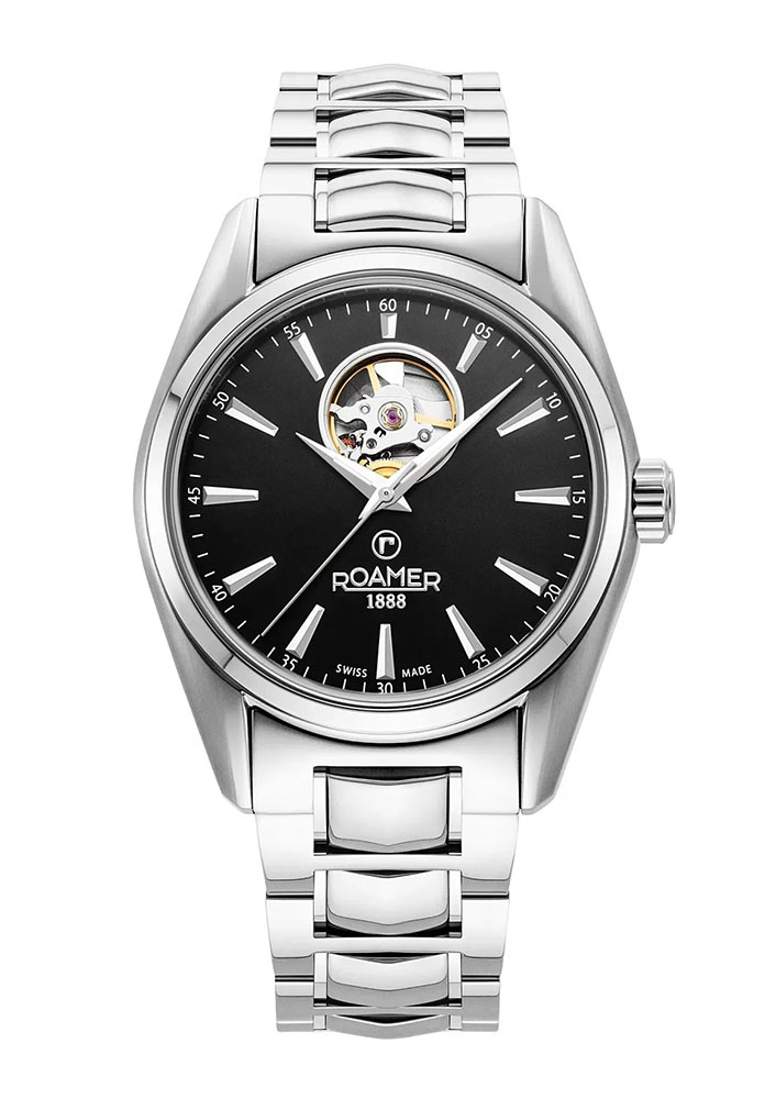 Zegarek m ski Roamer Searock Master Automatic Open Heart 984985 41 85 20