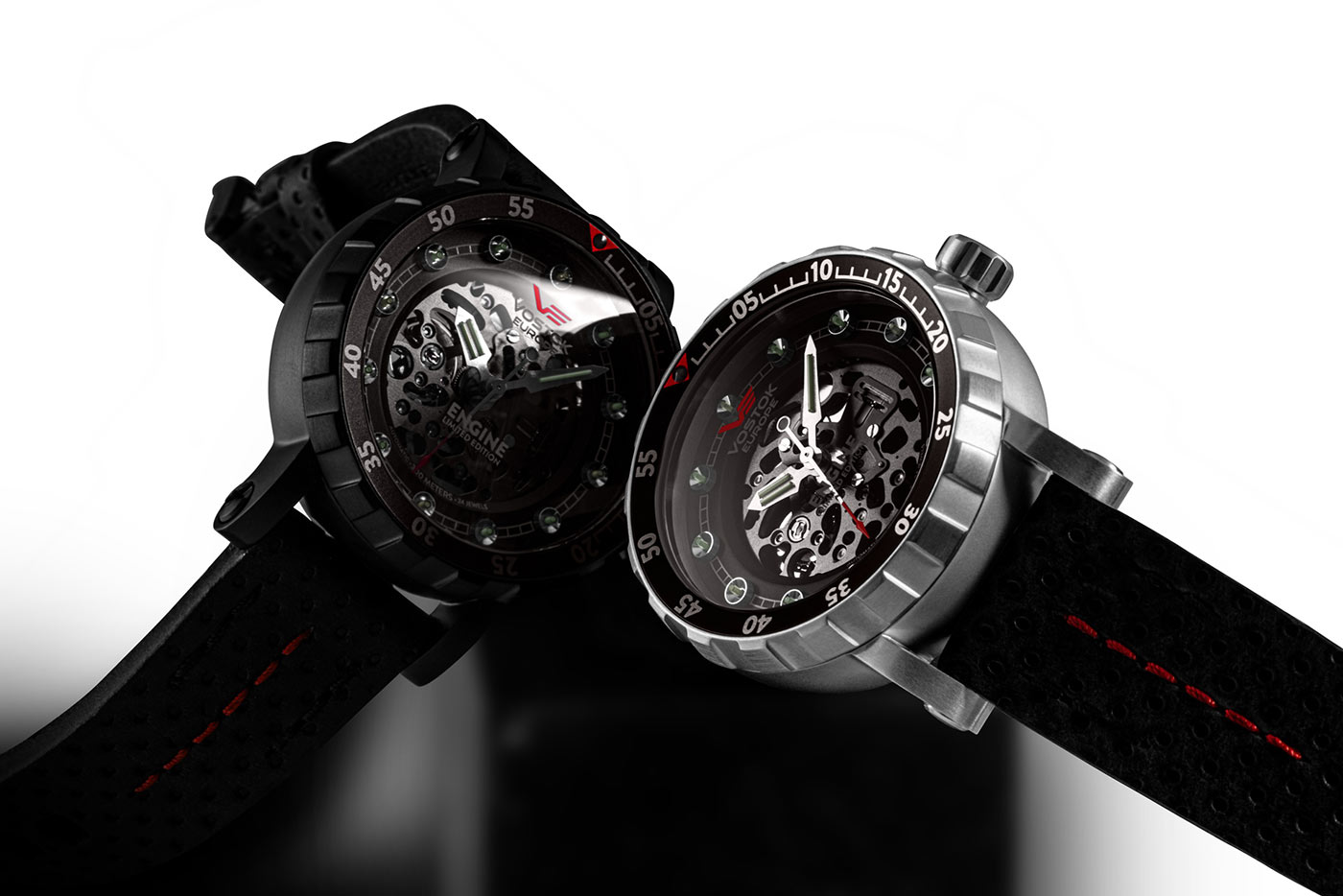 【当店限定販売】 Zegarek męski Vostok Europe Engine Skeleton NH72-571A646 トイガン