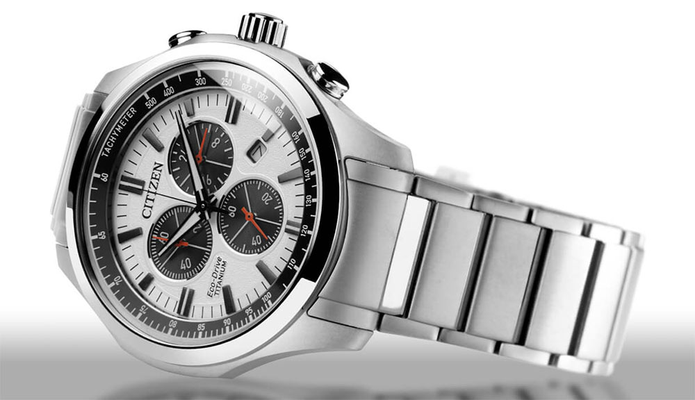 Citizen Orologio Da Uomo AT2530-85A – Quarzo, Cronografo, Bracciale In Acciaio, Vetro Minerale, 100m Impermeabile