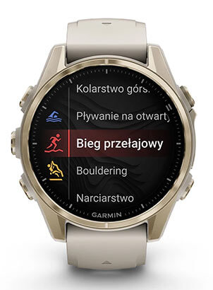 Aktywności fizyczne Garmin Fenix 8 - 43 mm