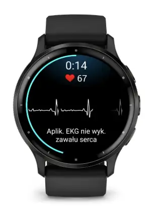 Aplikacja EKG Garmin
