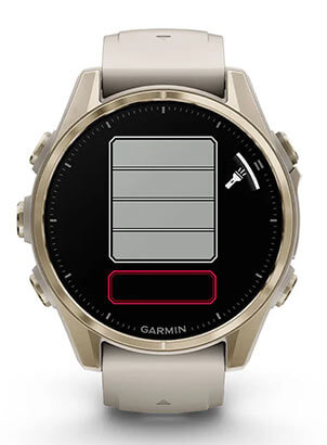 Wbudowana latarka LED - Garmin Fenix 8 43 mm