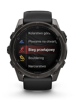 Aktywności fizyczne Garmin Fenix 8 - 51 mm