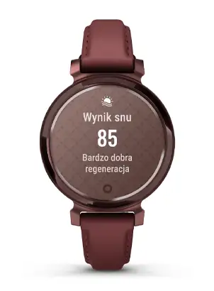 Ocena jakości snu w Garmin Lily