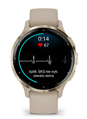 Aplikacja EKG Garmin
