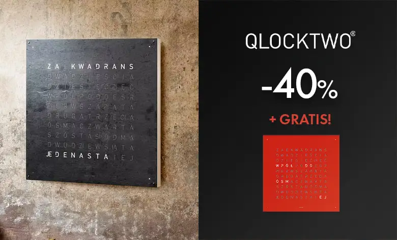 Promocja Qlocktwo ograniczona czasowo
