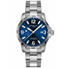 Sportowy zegarek Certina z niebieską tarczą i certyfikatem chronometru