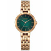 Zegarek dla pań Citizen Lady EM0993-82Z z tarczą w kolorze zielonym.