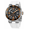 Zegarek nurkowy Epos Sportive Diver Day Date 3441.142.99.92.50 na białym pasku gumowym