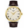 Tissot Classic Dream Gent T129.410.26.263.00 pozłacany zegarek męski.