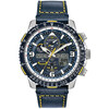 Specjalna edycja zegarka Citizen Promaster Blue Angels JY8078-01L na pasku.