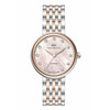 Srebrno-złoty zegarek damski Continental na bransolecie