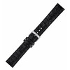 Czarny pasek do zegarka Tissot, szerokość 20 mm.