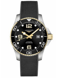 Zegarek nurkowy czarny Longines HydroConquest Automatic L3.782.3.56.9