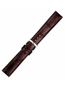 Oryginalny pasek Tissot T852.043.013 skórzany brązowy