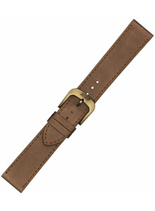 Pasek T600042559 w kolorze brazowym do zegarków Tissot Visodate Quartz