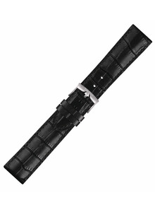 Czarny pasek Tissot T852.041.653 o szerokości 22 mm