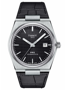 Zegarek Tissot PRX Powermatic 80 na czarnym pasku