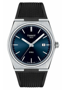Męski zegarek na gumowym pasku Tissot PRX