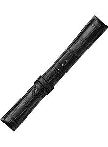 Czarny pasek do zegarka Tissot 21 mm w długości XL