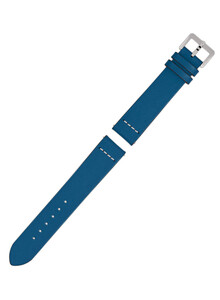 Niebieski pasek Rado w kolorze niebieskim ze stalową klamerką