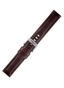 Brązowy pasek Tissot T852.046.836 o szerokości 20 mm