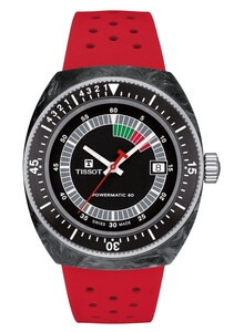 Zegarek na gumowym pasku Tissot Sideral S