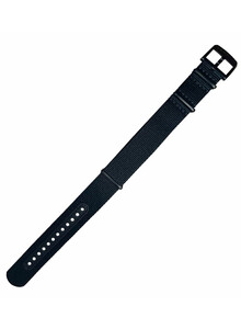Czarny pasek 21 mm do zegarka Certina w stylu NATO
