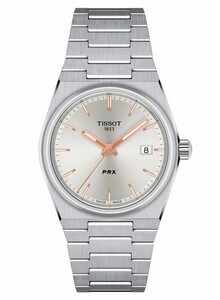 Tissot PRX T137.210.11.031.00 zegarek ze srebrną tarczą