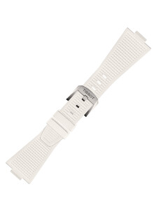 Oryginalny pasek gumowy Pasek Tissot PRX T852.048.463 kolor biały
