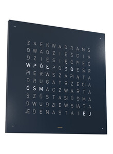 Zegar ścienny w Polish Edition Qlocktwo