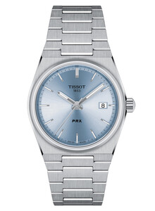 Tissot PRX T137.210.11.351.00 zegarek z błękitną tarczą