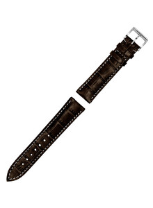 Oryginalny pasek MeisterSinger kolor brązowy, wzór aligatora