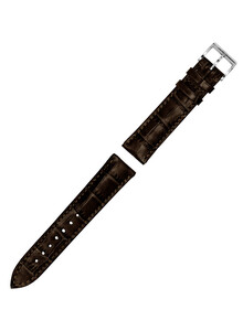 Oryginalny pasek MeisterSinger kolor brązowy, wzór aligatora