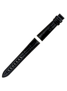 Czarny pasek do zegarka Certina 16 mm